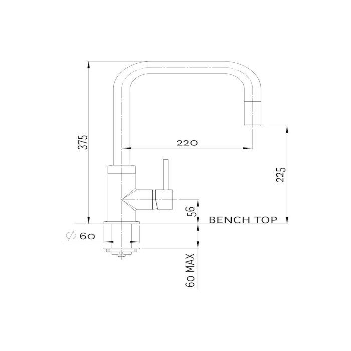 Methven Culinary Urban Pull Out Sink Mixer