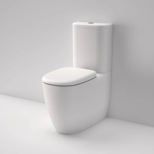 Caroma Contura II Cleanflush® Wall Faced Close Coupled Matte White Suite - Bottom Inlet