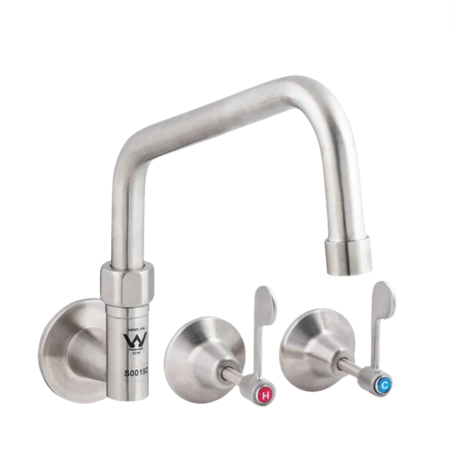 Wall Taps And Elbow W/ Swivel Spout - SS
