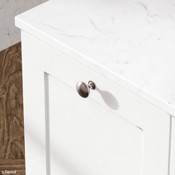 Fienza 750mm Joli Mila Wall Hung Vanity Left Hand Draws - Satin White