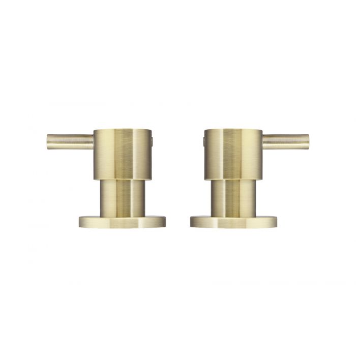 Meir Round Pin Wall Top Assemblies Tiger Bronze MW06-BB