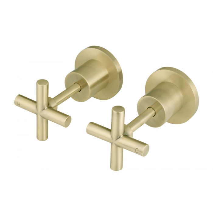 Meir Round Jumper Valve Wall Top Assemblies Tiger Bronze