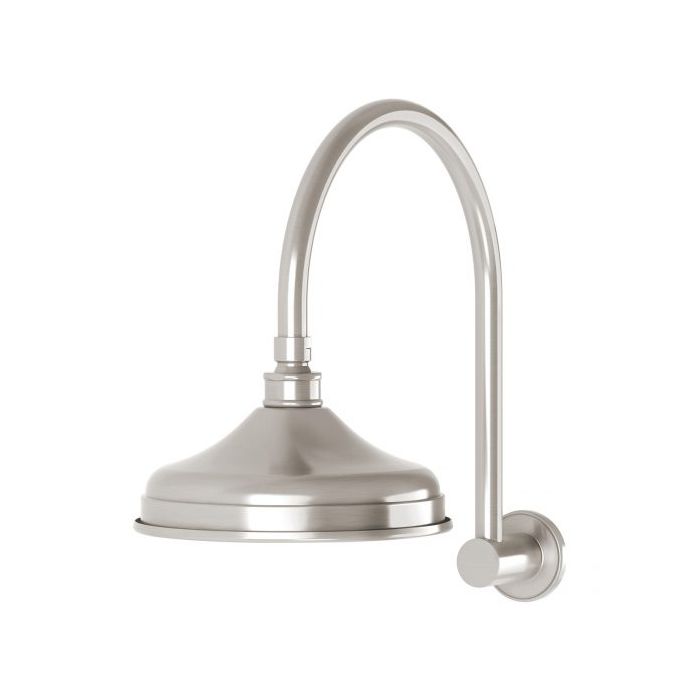 Phoenix Nostalgia Vintage Shower Arm and Rose Brushed Nickel