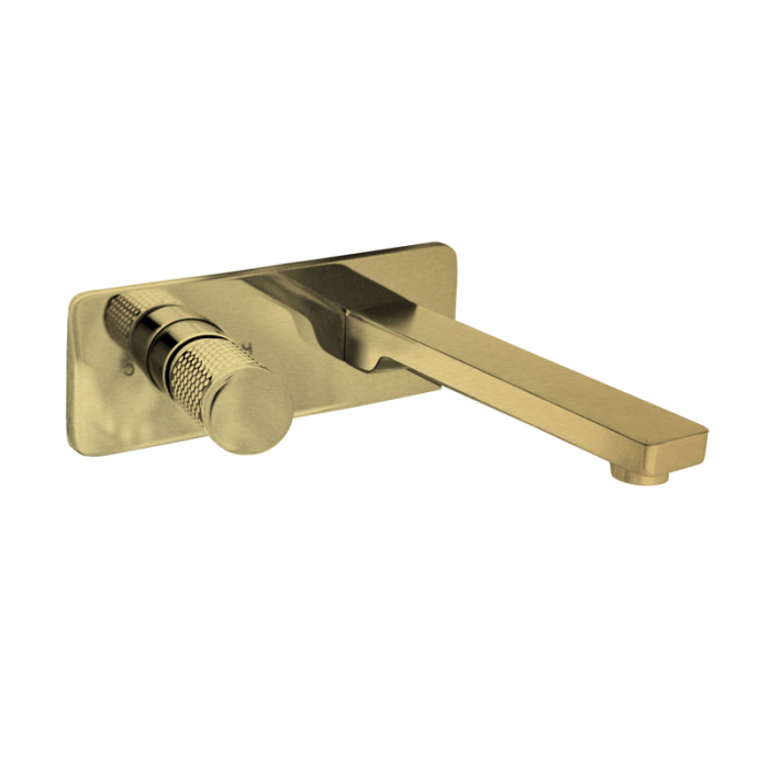 Linkware Gabe Wall Combination Mixer - Brushed Gold