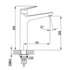 Ikon Sulu Tall Basin Mixer