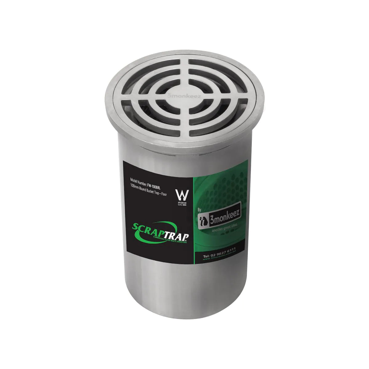 100mm Round Floor Waste Arrestor