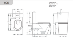 Veda Rimless Toilet Suite