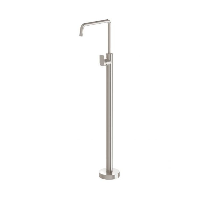 Phoenix Mekko Floor Mounted Bath Mixer Brushed Nickel