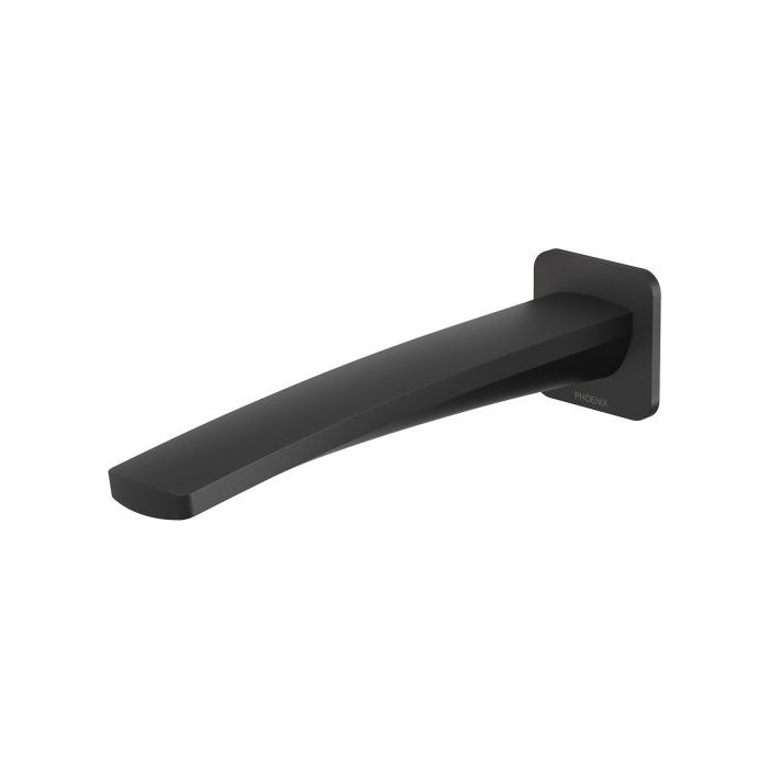 Phoenix Mekko Wall Basin Outlet 200mm Matte Black