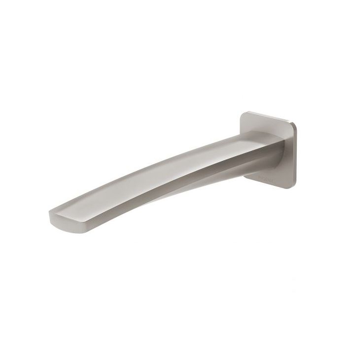 Phoenix Mekko Wall Basin Outlet 200mm Brushed Nickel