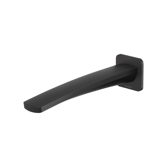 Phoenix Mekko Wall Bath Outlet 200mm Matte Black