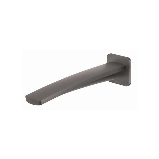 Phoenix Mekko Wall Bath Outlet 200mm Brushed Carbon