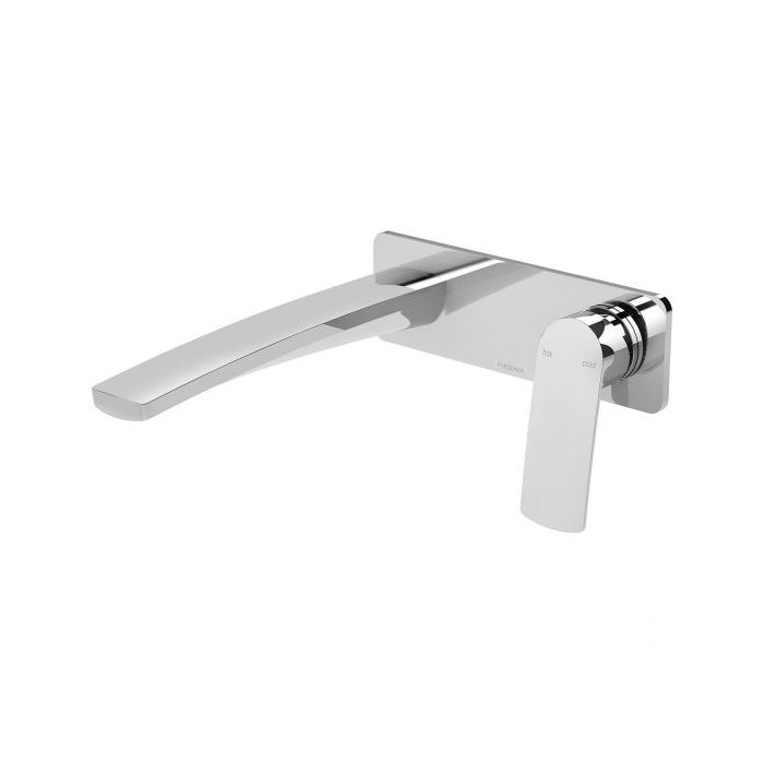 Phoenix Mekko Wall Basin / Bath Mixer 200mm Chrome