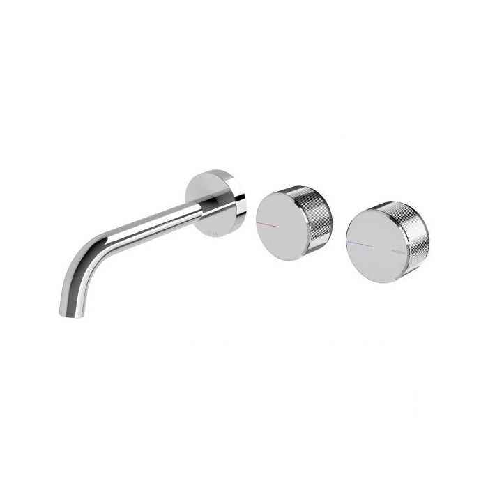 Phoenix Axia Wall Bain / Bath Curved Hostess Set Chrome