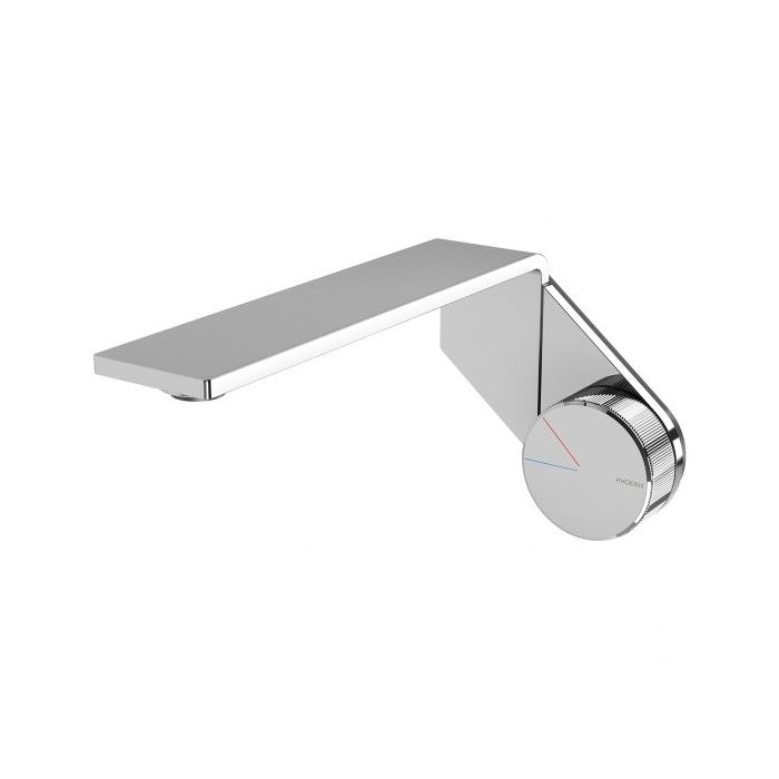 Phoenix Axia Wall Basin / Bath Combination Mixer Chrome