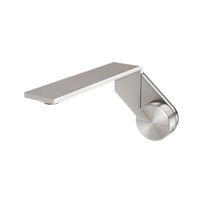 Phoenix Axia Wall Basin / Bath Combination Mixer Brushed Nickel