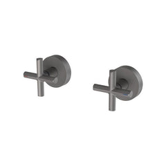 Phoenix Vivid Slimline Plus Extended Spindles Wall Top Assemblies Brushed Carbon