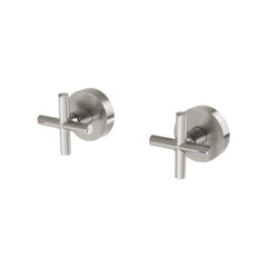 Phoenix Vivid Slimline Plus Extended Spindle Wall Top Assemblies Brushed Nickel