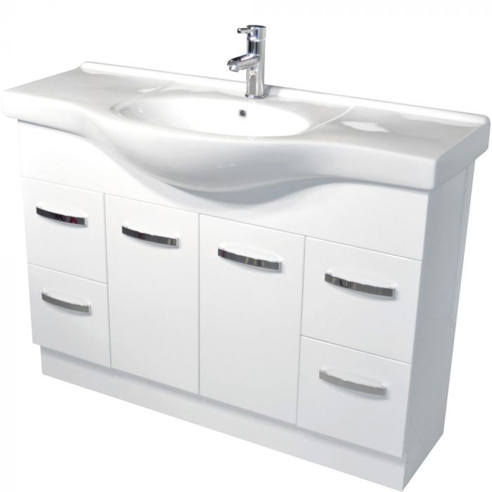 Fienza Antonio 1200mm Plain Door Vanity With Kickboard