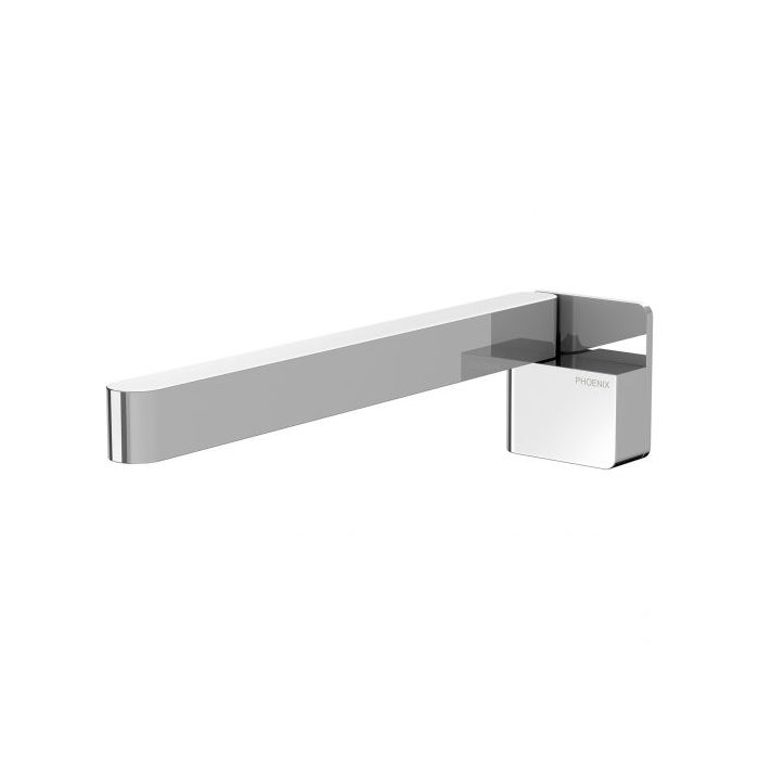 Phoenix Designer Swivel Bath Outlet 230mm Square Chrome