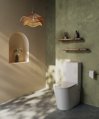 Sylea Tornado Rimless Toilet Suite Dual Flush