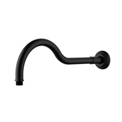 ACL Clasico Horizontal 400mm Shower Arm - Matte Black