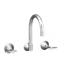 Kirra Lever Wall Mount Sink Tap Set