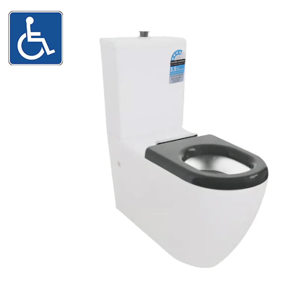Calia Disable Rimless Toilet Suite Dual Flush