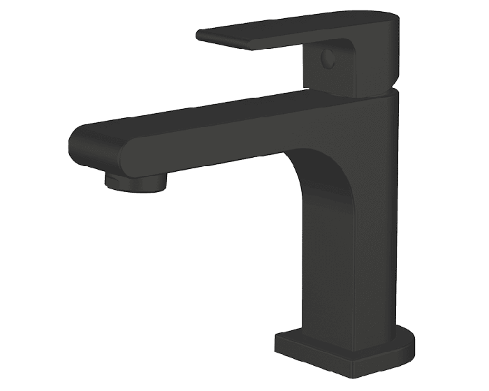 Abey Gareth Ashton Park Avenue Basin Mixer - Black