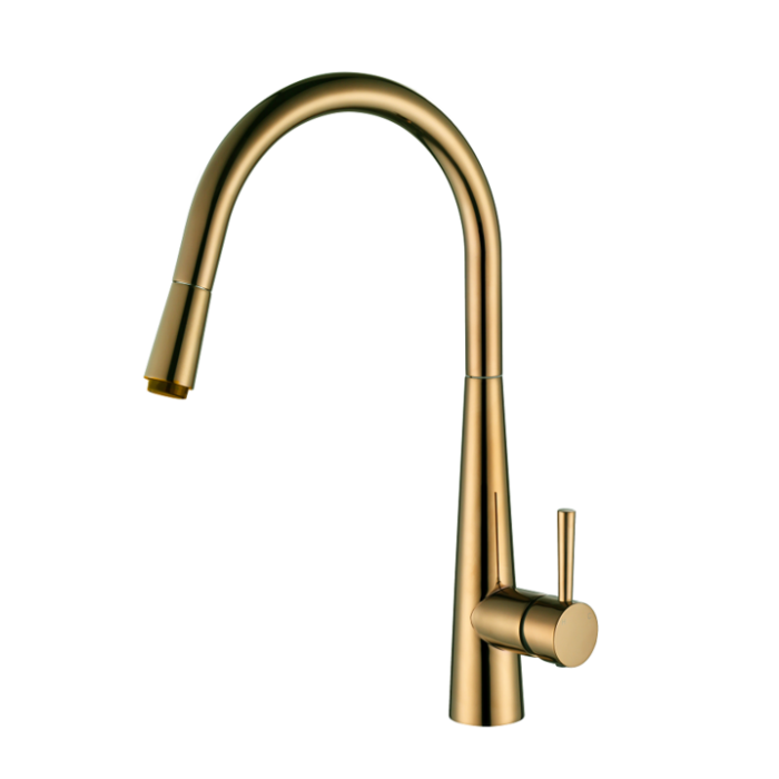 Modern National Kasper Pull Out Sink Mixer Brushed Bronze