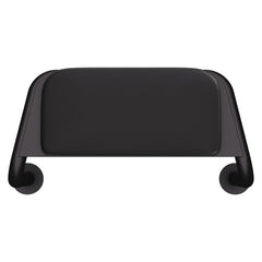 Fienza Toilet Back Rest, Matte Black