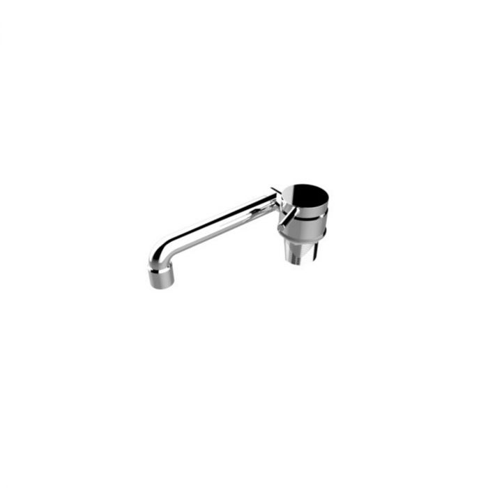 Nero Caravan Low Profile Mixer With Spout Hob Mounted