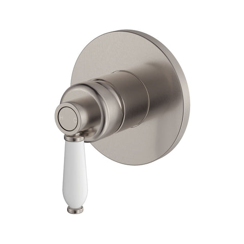 Eleanor Wall Mixer, Brushed Nickel / Ceramic