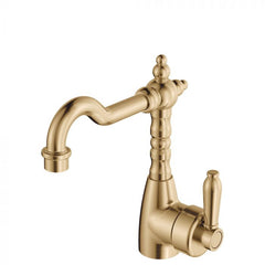 Fienza Eleanor Shepherds Basin Mixer - Urban Brass