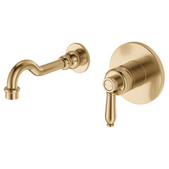 Eleanor Wall Basin/Bath Mixer Set, Urban Brass / Urban Brass