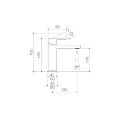 Dorf Epic Cool Start Basin Mixer