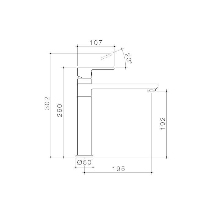 Caroma Luna Sink Mixer Lead Free