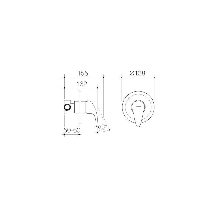 Caroma Acqua Shower Bath Mixer