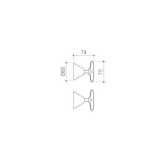Caroma Elegance II Wall Top Assemblies Lead Free