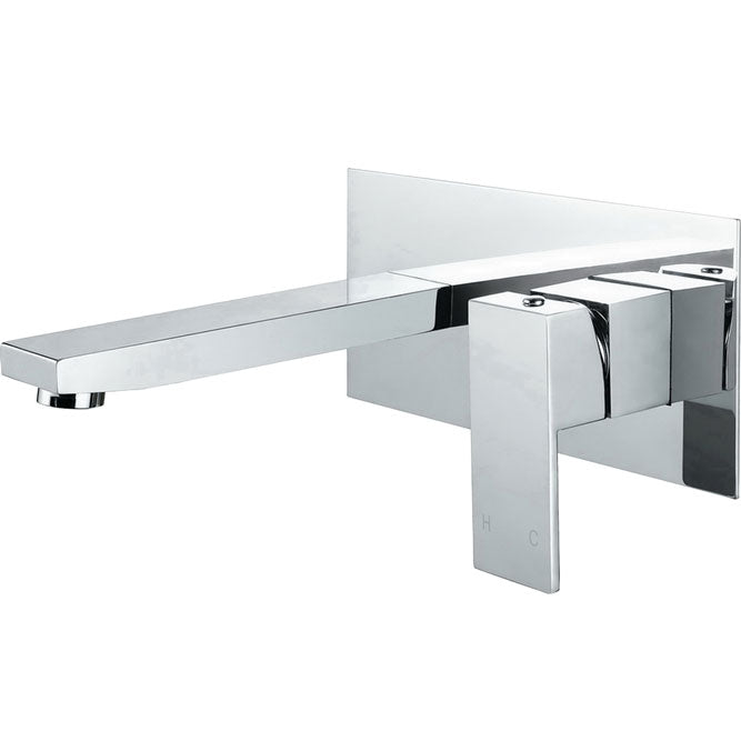 Jet Wall Mixer With Spout