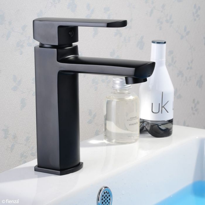 Fienza 750mm Amato Bathroom Vanity Package - Satin Black
