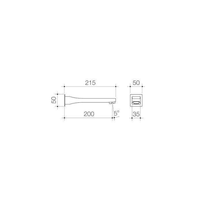 Dorf Viridian Wall Bath Outlet