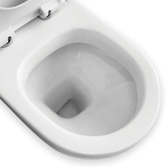 Fienza RAK Liwa White Close-Coupled Toilet Suite, P-Trap