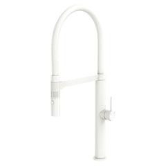 Kaya Pull Down Sink Mixer, Matte White