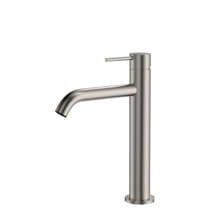 Fienza Kaya Medium Basin Mixer - Brushed Nickel