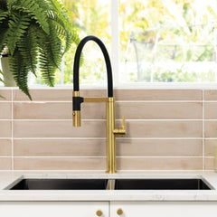 Sansa Pull Down Sink Mixer, Urban Brass