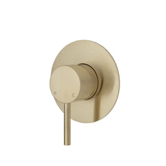 Axle Wall Mixer, Urban Brass, Large Round Plate