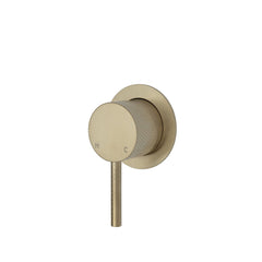 Axle Wall Mixer, Urban Brass, Small Round Plate