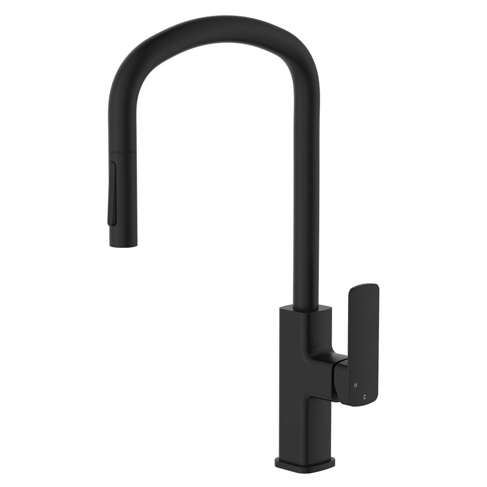 Tono Pull Out Sink Mixer, Matte Black