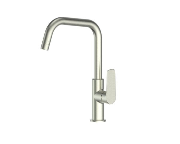 Novi Gooseneck Sink Mixer w/Smart Aerator Brushed Nickel